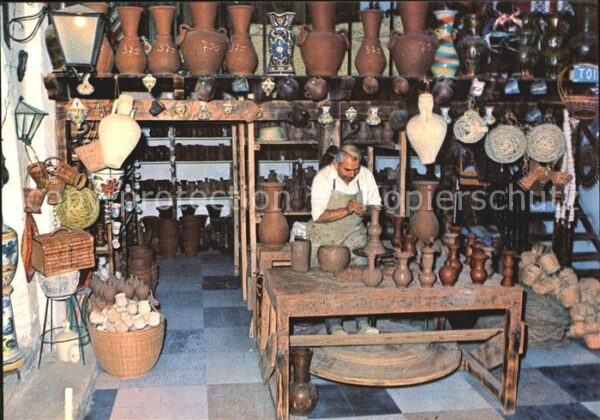 Las Palmas Gran Canaria Trabajo Alfareria manual Artesania Espa