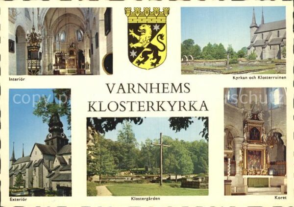 Varnhem Klosterkyrka Interiör Kyrkan och Kloste