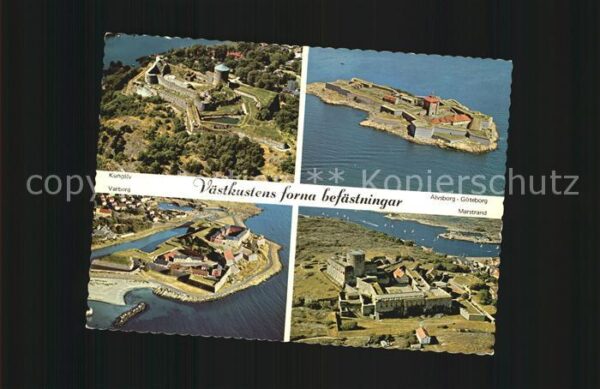 Kungaelv mit Varberg Älvsborg Göteborg und Marst