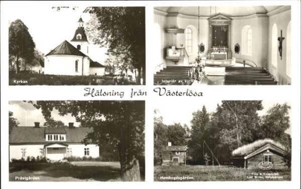 Vaesterloesa Kyrkan Interiör av kyrk Prastgarden Hem