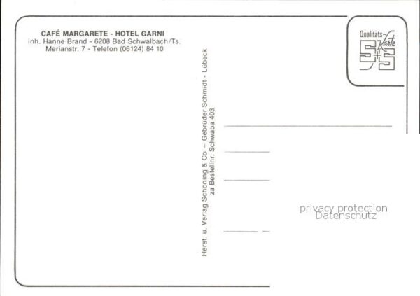 Bad Schwalbach Cafe Margarete Hotel Garni – Bild 2