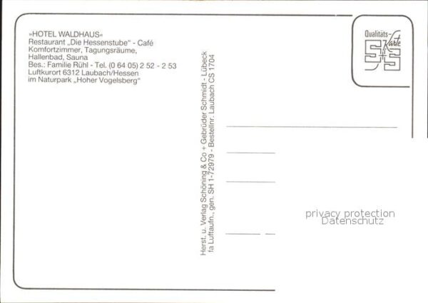 Laubach Hessen Hotel Waldhaus Fliegeraufnahme – Bild 2