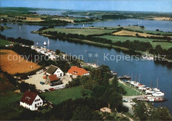 Brodersby Schlei Missunder Fährhaus Fliegeraufnahme