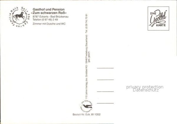 Bad Brueckenau Gasthof Zum schwarzen Ross Kaminzimmer – Bild 2