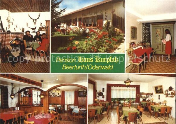 Beerfurth Pension Haus Kurpfalz Kaminzimmer Garte