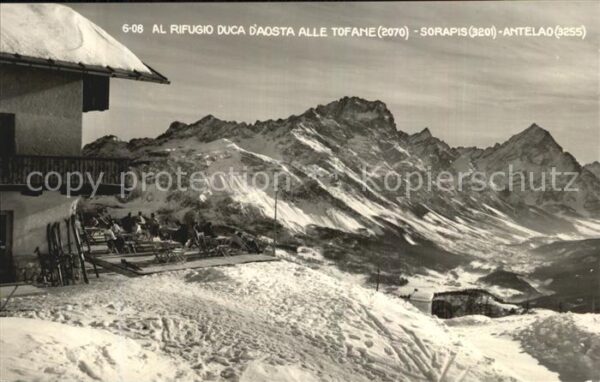 Cortina d Ampezzo Rifugio Duca d_Aosta alle Tofane Sorapi