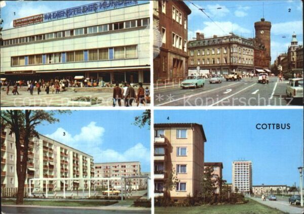 Cottbus Konsument Warenhaus Ernst Thälmann Plat