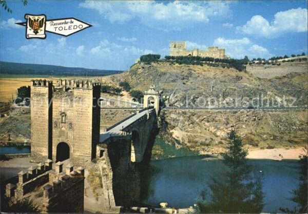 Toledo Castilla-La Mancha Puente Alcantara y Castillo San Servand