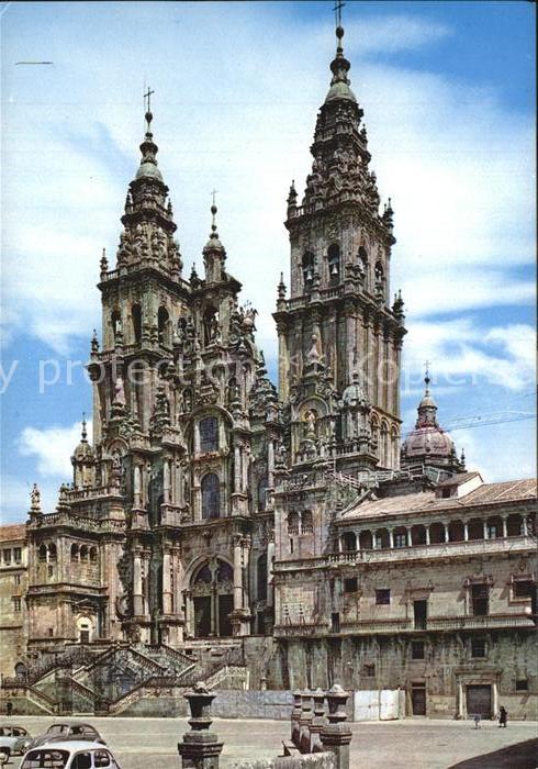 Santiago de Compostela Catedral Fachada del Obradoiro Kathedra