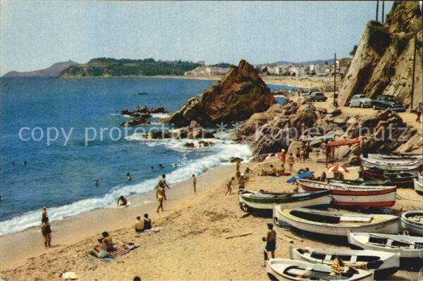 Lloret de Mar La luminosa playa de La Caleta Strand
