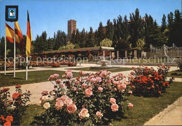 Madrid Spain Parque del Oeste Rosaleda