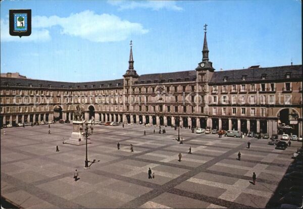 Madrid Spain Plaza Major Monumento Denkmal