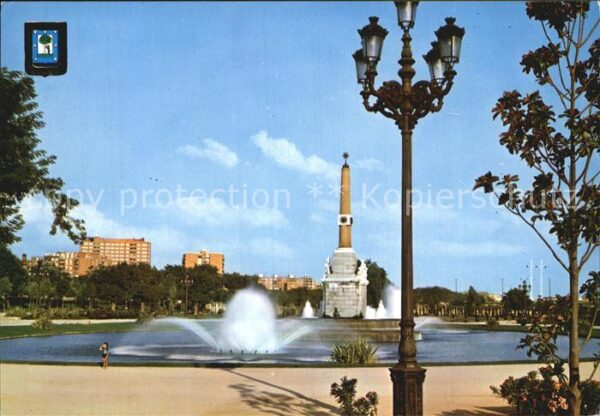 Madrid Spain Parque de la Arganzuela Obelisco Park O