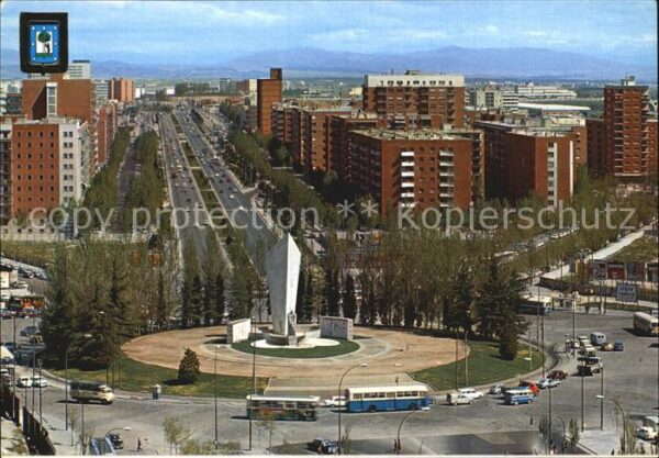 Madrid Spain Plaza Castilla Monumento