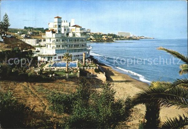 Torremolinos Vista parcial Playa Strand Hotel