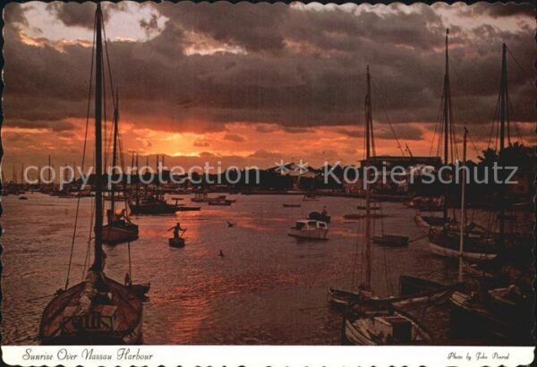 Nassau Bahamas Sunrise over Nassau Harbour