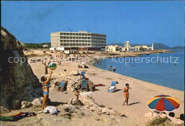 Can Picafort Mallorca Detalle de la playa