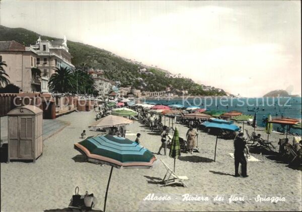 ALASSIO Savona Liguria IT Riviera dei fiori Spiaggia