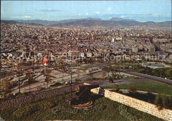 Barcelona Cataluna Parque de Atracciones de Montjuic visto
