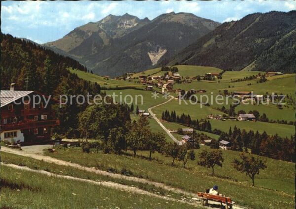 Hinterthiersee Panorama Blick gegen Sonnwendjoch Mangf