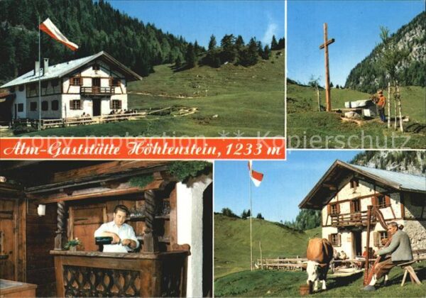 Woergl Tirol Alm Gaststätte Höhlenstein Kuh Kreuz