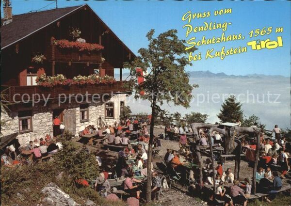 Thiersee Pendling Schutzhaus Sonnenterrasse Nebe