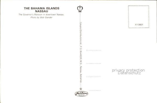 Nassau Bahamas The Governor's Mansion – Bild 2