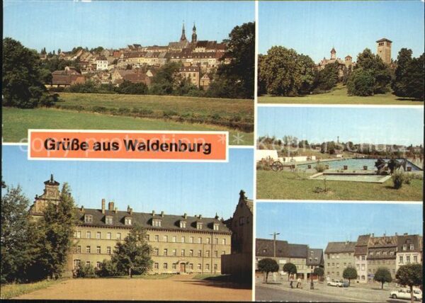 Waldenburg Sachsen Übersicht Pädagogische Schule NK Krupsk