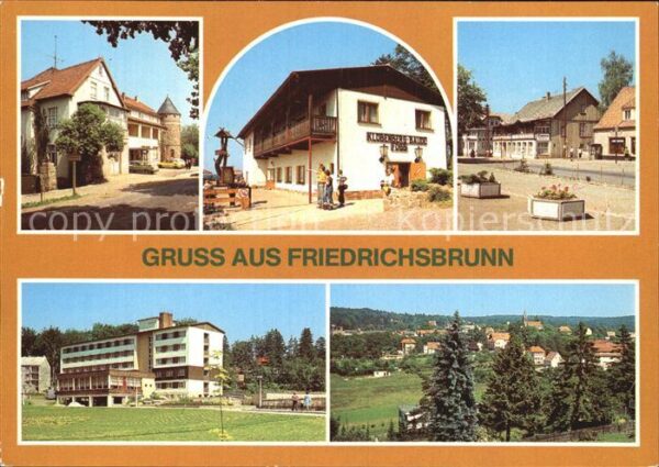 Friedrichsbrunn Harz HO Gaststätten Klobenberg Baude Übersic