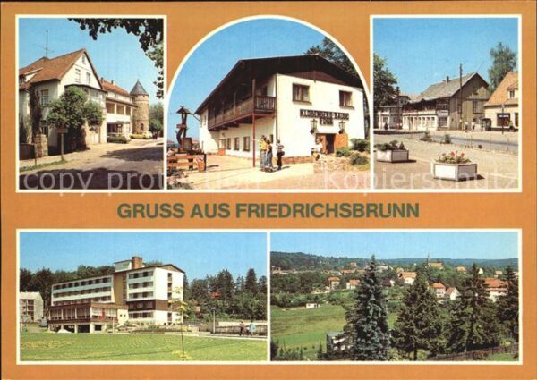 Friedrichsbrunn Harz HO Gaststätten Klobenberg Baude FDGB Be