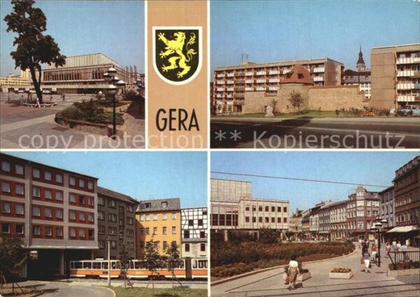 Gera Haus der Kultur Historische Stadtmauer