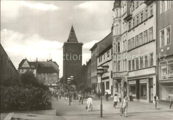 Jena Thueringen Johannisstrasse mit Johannistor