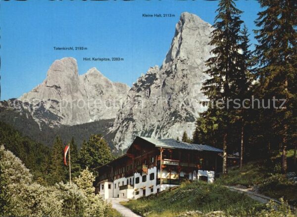 Hinterbaerenbad Anton Karg Haus ÖAV Sektion Kufstein To