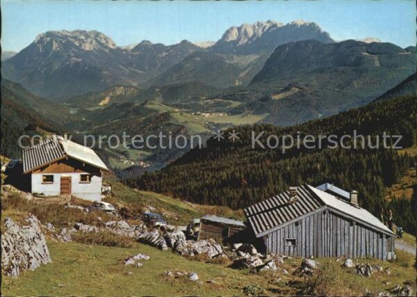 Landl Thiersee Ackeralm Panorama Blick auf Hinterthier