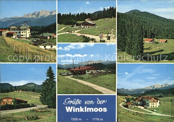 Winklmoos Winkelmoos Panorama Ausflugsziel Winklmoosalm Wand