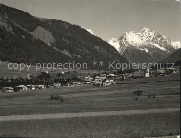 Niederrasen Panorama Blick gegen Hochgöll