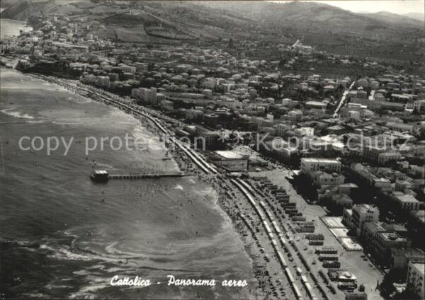 Cattolica Rimini Panorama aereo