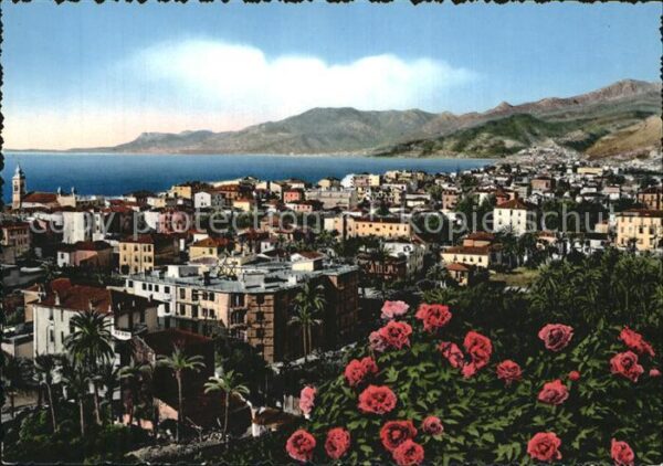Bordighera Panorama e Costa Francese Riviera dei F