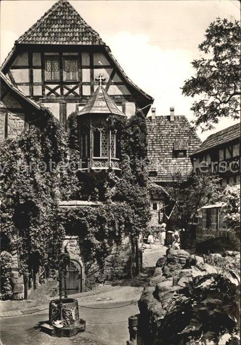 Eisenach Thueringen Wartburg Hof