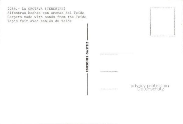La Orotava Alfombras hechas con arenas del Teide S – Bild 2