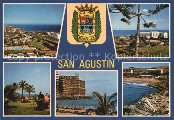 San Agustin Gran Canaria Panorama Hotelanlagen Strand Promenade