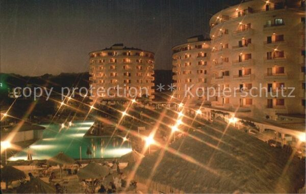 Playa del Ingles Hotel Waikiki Swimming Pool Nachtaufnah