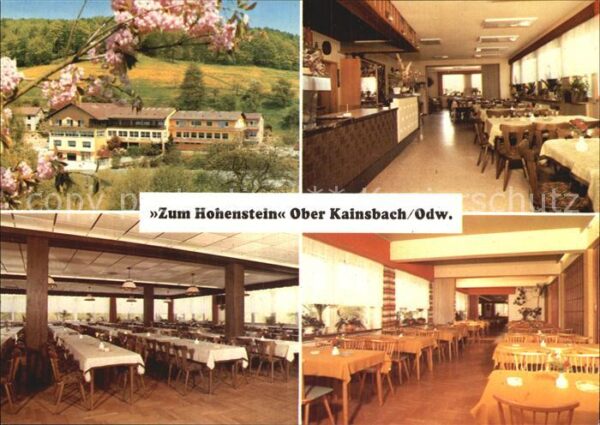 Ober-Kainsbach Gasthaus Cafe Pension Zum Hohenstein Sa