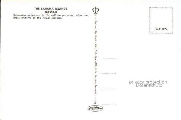 Nassau Bahamas Bahamian Policeman – Bild 2
