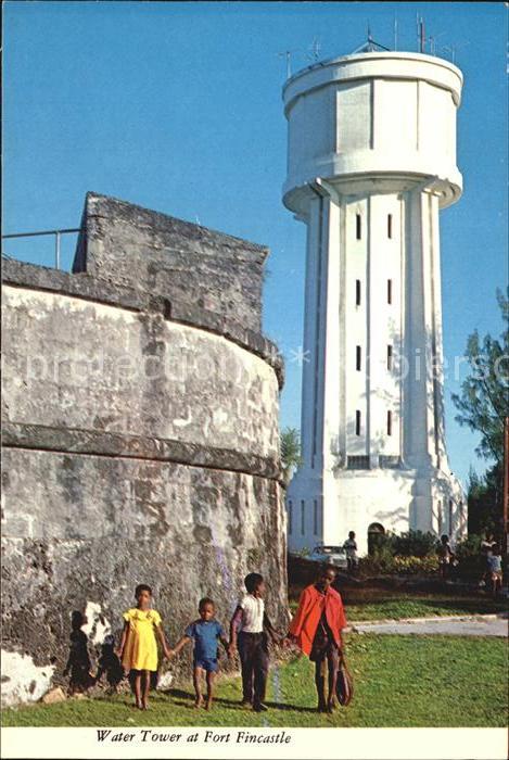 Nassau Bahamas Water Tower at Fort Fincastle built in
