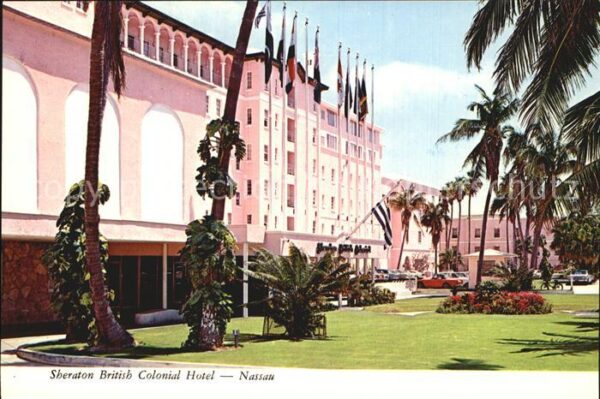 Nassau Bahamas Sheraton British Colonial Hotel Front E
