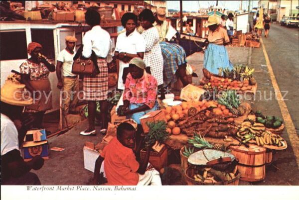 Nassau Bahamas Waterfront market place