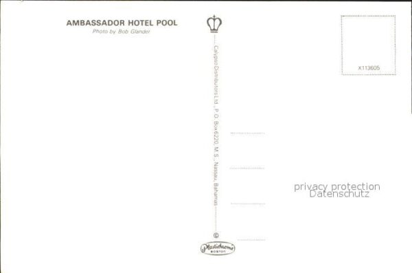 Nassau Bahamas Swimming Pool Ambassador Hotel – Bild 2