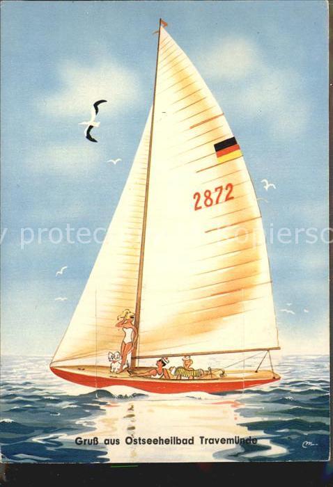 Travemuende Ostseebad Segelboot