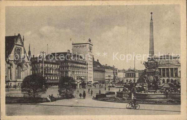 Leipzig Augustusplatz Hochhaus